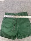 Birdwell Beach Britches Shorts Mens Medium Green Drawstring Board Trunks Surf