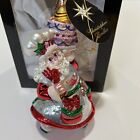Christopher Radko Enticing Icing Santa Ornament Kiss The Cook Rare Christmas