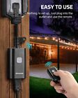 Dewenwils Outdoor Remote Control Outlet  15a Wireless Remote Control Switch 