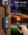Dewenwils Outdoor Remote Control Outlet  15a Wireless Remote Control Switch