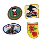 Vintage Travel National Park Embroidered Patch Lot 13 Peanuts Lucy Oregon Utah