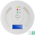 Carbon Monoxide Detector Warning Safety Alarm Sensor Led Digital Battery Powered