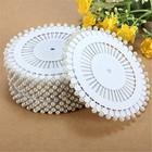 480 Pcs Silver Round Pearl Head Straight Pins For Hand Crafts Sewing Projects