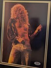 Jimmy Page And Robert Plant Signed Pics   Led Zeppelin Display     Psa Letters      