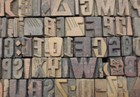 Vintage Letterpress Wood wooden Printing Type Block Typography 109pc 13mm tp-268