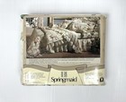 Vintage Springmaid Bill Blass King Fitted Sheet Usa 78 x80  Floral 200tc Percale