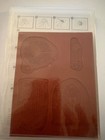 Stampin    Up  Feeling Sentimental Cling Stamp Set 4 Pc Retired London Bicycle