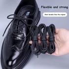 Cotton Waxed Shoe Laces Round Leather Shoelaces For Oxford Boots Waterproof Shoe