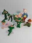 Vintage Elves Pixies Ceramic Kitschy Whimsical Mischievous Christmas 