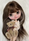 Blythe Doll Replacement Wig 1 6 Bjd Doll Hair Mixed Color Long Wig Custom Gifts