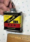 Vintage  red  Flo-master Transparent Ink  Tin  For Felt  Tipped Markers  Cado