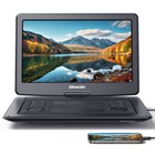 19  Portable Dvd Player Sync Tv 1080p 16  Large Screen 5000mah Battery Usb Hdmi