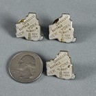 Lot Of 3 New York State Shaped Souvenir Vintage Pins Pinbacks  56635