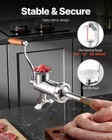 Vevor Heavy Duty Meat Grinder Manual Sausage Filler Stainless Steel With Clamp