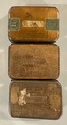 Lot Of 3 Vintage Edgeworth Extra High Grade Plug Sliced Pipe Tobacco Tins