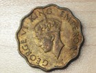 1945 India 1 Anna Calcutta Mint