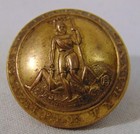 Civil War Virginia State Seal Military Button Canfield Co And Bro Baltimore