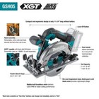 Makita  gsh05z  40v Max Xgt6-1 2 In  Circular Saw  Aws Capable Cordless  bare To