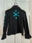Debbie Kay Childs Show Shirt Teal And Black