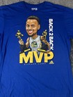 Adidas Nba Golden State Warriors Steph Curry 2016 B2b Mvp Caricature Shirt Sz Xl