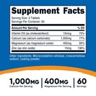 Nutricost Calcium  Magnesium   Zinc Tablets  180 Tablets  60 Servings 