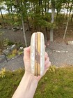 Vintage Mother Of Pearl  celluloid  Compact W  Lipstick   Mirror Clasp Case