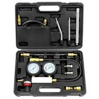  Cylinder Leak Down Tester Automotive Kit Gasoline Engine Compression Black