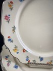 W s George Lido Canarytone Salad Plate 7 75    Set Of 8 Pastel Floral Trim Vintage