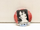 Vintage David Bowie Pin Gold Tone Black   White Pin   David Bowie Button  