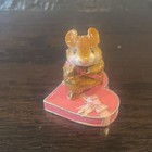 Wee Forest Folk Figurine    cupid Mouse    1983  Retired  No Wff Box