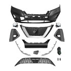 Front Bumper Kit With Grille   Fog Lights Fits 2019-2024 Nissan Murano S Sl Sv