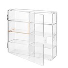 Display Box For 1 64 Scale Cars 8 Compartment Clear Case Hot Wheels Storage