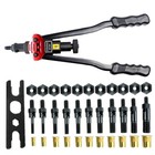 16  Riveter Gun Auto Rivet Tool Stainless Steel Nuts Insert Tools Mandrel Kit