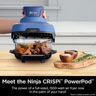 Ninja Crispi Fn103co 5-in-1 Portable Glass Air Fryer Cooking System 1500w 4qt