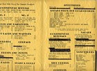Continental Motor Hotel Coffee Shop Menu Uvalde Texas  1950 s