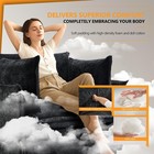 Accent Chairs Set Of 2 Black 34in Width Oversized Reading Chair Upholstered