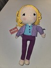 Crochet Dulce Handmade Amigurumi Doll Blonde Plush Toy Soft Stuffed Girl Gift