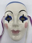 Vintage Ceramic Mardi Gras Mask Masquerade Art Handmade In New Orleans By Evelyn