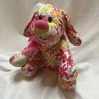 Dan Dee Collectors Choice Dog Puppy Plush Toy Stuffed Animal Floral 2012 Colors