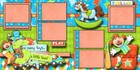 Toys   2 Premade Scrapbook Pages Paper Piecing Layout For Album 12x12 Digiscrap