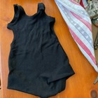 Vtg 1920   s Wool Bathing Suit Art Deco S Black Unisex  