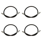 Set Of  4  1 4  X 38  High-pressure Hydraulic Hoses Fits Western Snow Plows