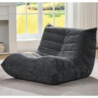 Ultra Plush Bean Bag Lounge Chair  Oversized Adult Memory Foam Floor Lounger