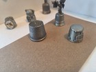 Various Pewter Metal Thimble Lot Of 11 