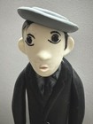 Vintage Huge 60 s Ussr Soviet Clown Yuri  Nikulin Plastic Toy Doll 22 Inch