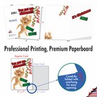 Christmas Cards-holiday Hat Dogs-pugs  Funny Mixed Set Of 12 Cards W  Envelopes
