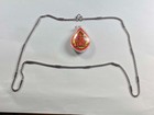 Thai Red And Golden Buddha Amulet And New 24  Non-tarnish Necklace
