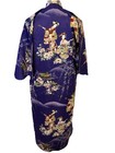 Purple Floral Japan Japanese Kimono Robe Women   s Large