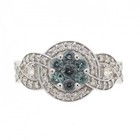 Authentic Pt900 Alexandrite Ring 0 31ct   260-007-136-1406