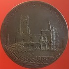Bronze French Medal Of Honor To The Defenders Of Arras 1918 A Mayeur